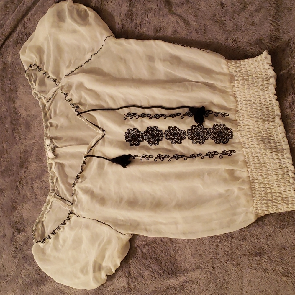 Forever 21 sheer blouse